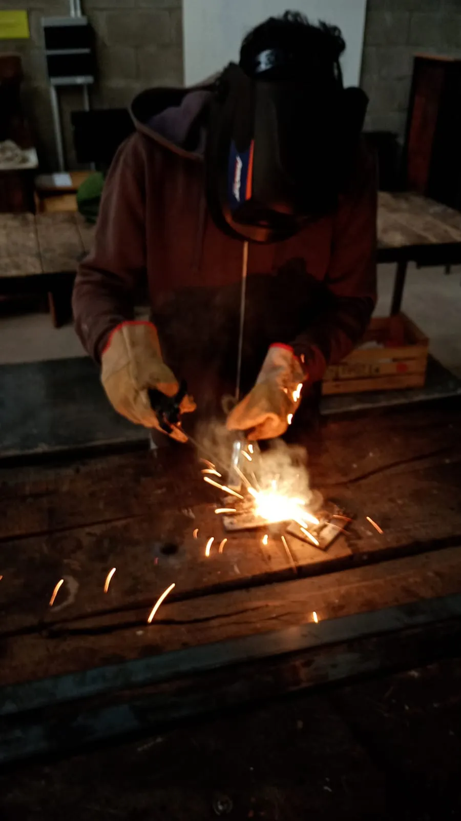 Primeras practica de soldadura